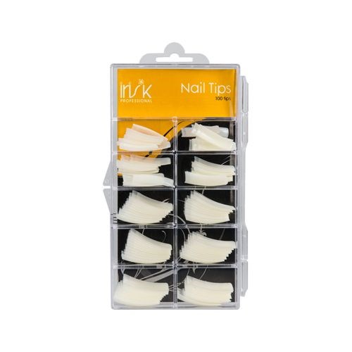 Типсы IRISK с широкой контактной зоной Классика, мод. 35N, бокс 100 шт., натуральные Т102-02 - фото 554882