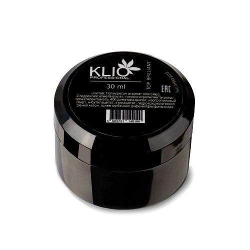 Топ KLIO BRILLIANT UF тоp coat, с широким  горлышком, 30 мл ko/9732