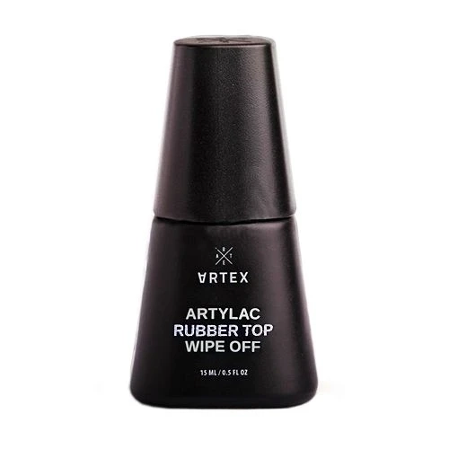 Топ для ногтей ARTEX Artylac rubber top wipe off с липким слоем, 15 мл ax/trwo
