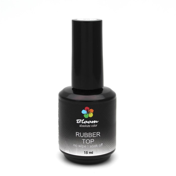Топ для ногтей Bloom каучуковый absolute color без липкого слоя, 15 мл Bl/0025 - фото 555574