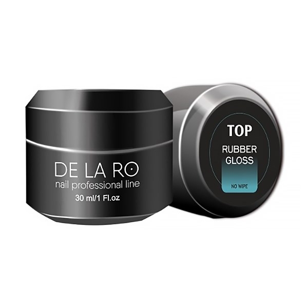 Топ для ногтей Delaro Gloss No Wipe без липкого слоя, 30 мл Del/TRG30 - фото 555658