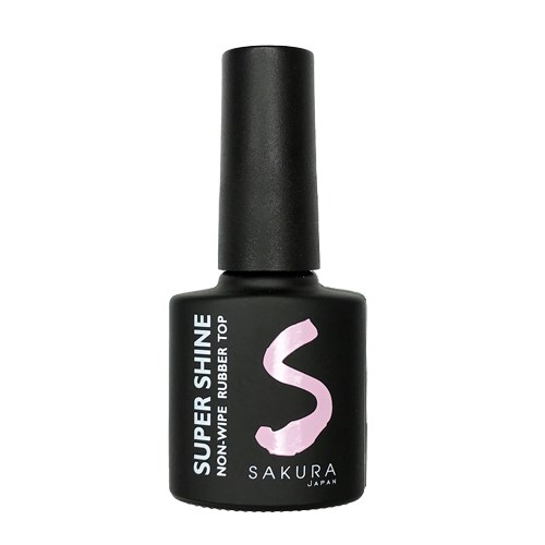 Топ для ногтей Sakura Super Shine Top Coat Non Wipe, без липкого слоя, 8 мл Top001 - фото 556570