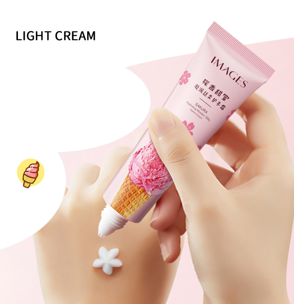 Увлажняющий крем для рук IMAGES Ice Cream Sakura, 30 г IMA/XXM81945 - фото 557488