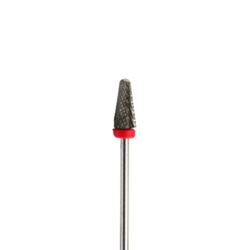 Фреза твердосплавная WG-ZL020 F, конус закругленный, Ø0,6 см, мягкая (красная) насечка km/WG-ZL020 - фото 560640