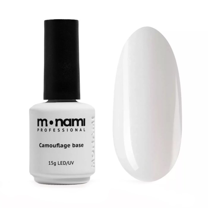 База для ногтей Monami Rubber Base MILK, 15 мл mi/rbm15 - фото 564867
