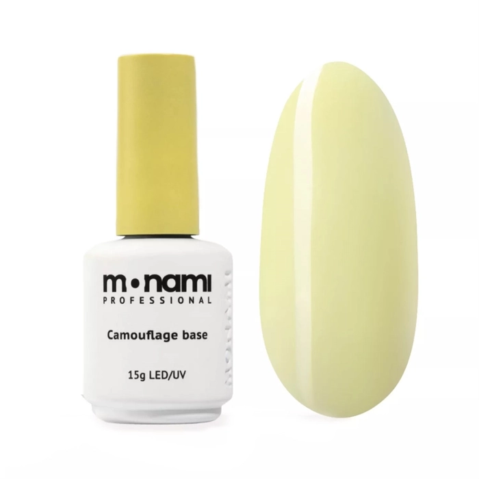 База для ногтей Monami Camouflage base Tender Yellow, 15 мл mi/cbty15