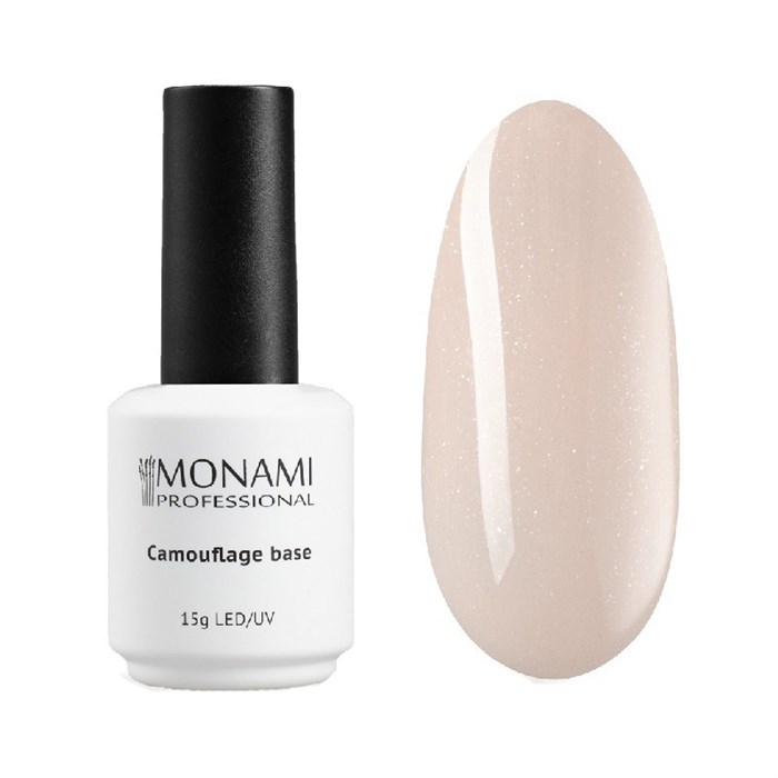 База для ногтей Monami Rubber Base NATURAL SHINE, 15 мл mi/rbnsh15 - фото 565775