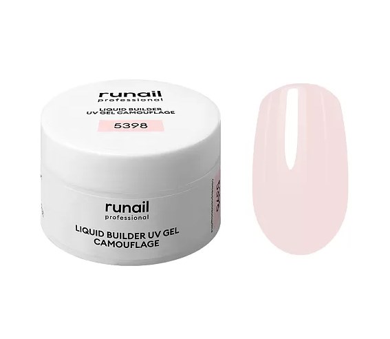 Гель для ногтей ruNail камуфлирующий "Розовая карамель", 30 г 3750 - фото 567474