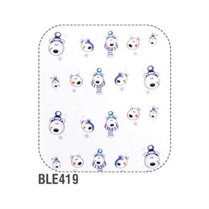 Наклейки переводные IRISK новогодние №028 Д265-15-028