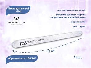 {{productViewItem.photos[photoViewList.activeNavIndex].Alt || productViewItem.photos[photoViewList.activeNavIndex].Description || 'Пилка для ногтей  MANITA PROFESSIONAL капля MINI 180/240 грит, 17 см, 1 шт./уп.'}}