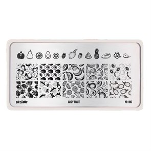 {{productViewItem.photos[photoViewList.activeNavIndex].Alt || productViewItem.photos[photoViewList.activeNavIndex].Description || 'Пластина для стемпинга Go Stamp 185 Juicy Fruit'}}
