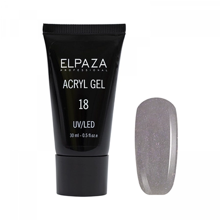 {{productViewItem.photos[photoViewList.activeNavIndex].Alt || productViewItem.photos[photoViewList.activeNavIndex].Description || 'Акригель Elpaza Professional №18 Acryl Gel, 30 мл'}}