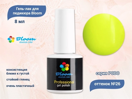 {{productViewItem.photos[photoViewList.activeNavIndex].Alt || productViewItem.photos[photoViewList.activeNavIndex].Description || 'Гель-лак Bloom, PODO №26, 8 мл'}}