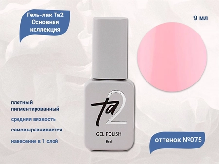 {{productViewItem.photos[photoViewList.activeNavIndex].Alt || productViewItem.photos[photoViewList.activeNavIndex].Description || 'Гель-лак Ta2 Основная коллекция №075, 9 мл'}}