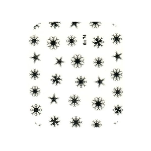Наклейки переводные Снежинки IRISK №10 Д265-18-10