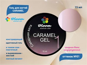 Гель для ногтей Bloom CARAMEL №01, 15 мл