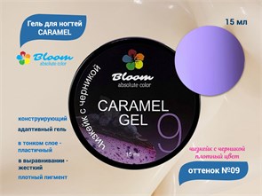 Гель для ногтей Bloom CARAMEL №09, 15 мл