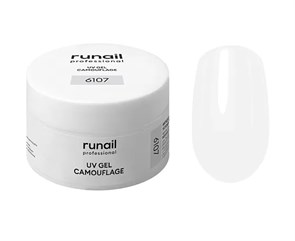 Гель для ногтей ruNail камуфлирующий "Молочный коктейль" №6107, 56 г 6107