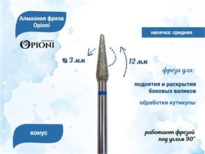 {{productViewItem.photos[photoViewList.activeNavIndex].Alt || productViewItem.photos[photoViewList.activeNavIndex].Description || 'Алмазная фреза Opioni средняя (синяя) насечка, Ø3,0 мм, конус'}}