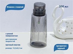 {{productViewItem.photos[photoViewList.activeNavIndex].Alt || productViewItem.photos[photoViewList.activeNavIndex].Description || 'Флакон с помпой, прозрачно-черный, 300 мл'}}