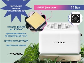 {{photo.Alt || photo.Description || 'Настольный пылесос MAX Ultimate X2 (119Вт) с HEPA фильтром'}}