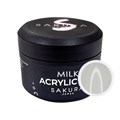 Акригель Sakura Acrylic Gel Milk, молочный, 15 мл A072 - фото 442601