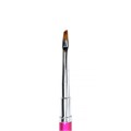 Кисть Gellaktik Pink для геля №3 косая GPBO-3 - фото 466992