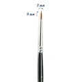 Кисть для дизайна ruNail Detail M Sable ACR 3 0169