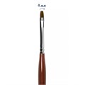 Кисть для ногтей Roubloff плоская №04 синтетика GN23R-4 - фото 468137