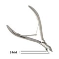 Кусачки для кутикулы Metaleks профессиональные, двойная пружина, глянцевые,5 мм RCN-106/5 - фото 469717