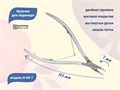 Кусачки для кутикулы Nippon Nippers, лезвие 7 мм, двойная пружина, матовые NNN-04-7 - фото 469778