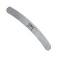 Пилка для ногтей ruNail для искусственных ногтей серая, бумеранг, абразивность 200/200 грит 0580 - фото 477918