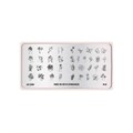 Пластина для стемпинга Go Stamp 33 Forget-me-not by @tanushasi92 GS33PL - фото 478747