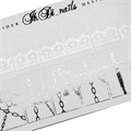 Слайдер фольгированный IBDI Nails FOIL 20 серебро id/f20s - фото 484016