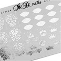Слайдер фольгированный IBDI Nails FOIL 24 серебро id/f24s - фото 484024