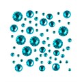 Стразы цветные микс размеров в баночке №03 Blue Zircon Irisk Д015-13-03 - фото 487380