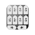 Трафареты для дизайна ногтей IRISK, серебро №16 Д218-02-02-16 - фото 489549