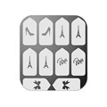 Трафареты для дизайна ногтей IRISK, серебро №29 Д218-02-02-29 - фото 489553
