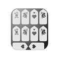 Трафареты для дизайна ногтей IRISK, серебро №31 Д218-02-02-31 - фото 489555