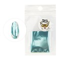 Фольга для дизайна Zoo Nail Art переводная глянцевая голубая №1422, 4*50 см zn/1422 - фото 490762
