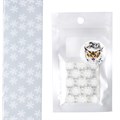 Фольга переводная Zoo Nail Art №1459 новогодняя прозрачная белая, 4*50 см zn/1459 - фото 491012