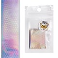 Фольга переводная Zoo Nail Art №1472 хром голография снежинки, 4*50 см zn/1472 - фото 491027