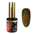 Lunail Матовый топ без липкого слоя с шиммером Allure shine- золото, 10 мл Ln/masg - фото 494589