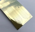 Metallic stikers MIX 137 GOLD, IBDI Nails id/Mt137g