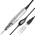 USB Portable nail drill Silver, ручка для маникюра JMD-106(Сер)