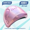 UV LED Светодиодная лампа SUN one розовый-голографик 48w SUNone-pg - фото 494971
