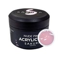 Акригель Sakura Acrylic Gel Nude Pink, нежно-розовый, 15 мл Sanu15 - фото 495786
