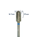 Алмазная фреза Robin Nails средняя (синяя) насечка, Ø0,5 см, цилиндр  gr/880-050R