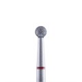 Алмазная фреза Кристалл, мягкая (красная) насечка, Ø0,31 см, шар К56.001.025.31м(27) - фото 495930