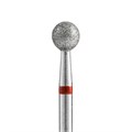 Алмазная фреза Кристалл, мягкая (красная) насечка, Ø0,5 см, шар  К56.001.045.50м(29) - фото 495937